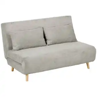 Netto Marken-Discount HOMCOM Schlafsofa Polyester, Buchenholz Angebot