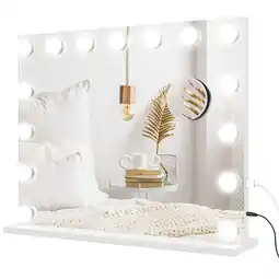 Netto Marken-Discount HOMCOM LED-Schminkspiegel Glas, Metall Angebot