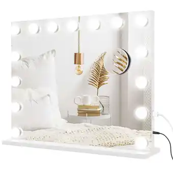 Netto Marken-Discount HOMCOM LED-Schminkspiegel Glas, Metall Angebot