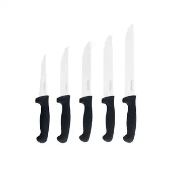 Netto Marken-Discount 5-teiliges BBQ Grill- und Fleischmesserset – Scharf, Robust Angebot