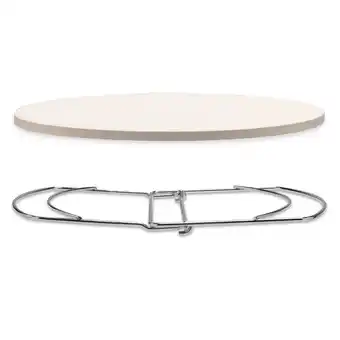 Netto Marken-Discount BRUNNER Pizzastein Backplatte Rund Camping Outdoor Grill Zubehör Ofen Brot 34 cm Angebot