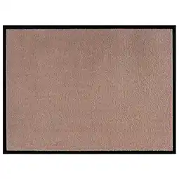 Netto Marken-Discount NYVI Fußmatte Unicolored - Pflegeleicht, Strapazierfähig, Anti-Rutsch Farbe:BeigeGröße:60x80 cm Angebot