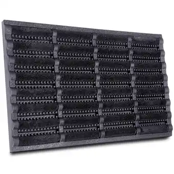 Netto Marken-Discount NYVI Fußmatte Robust - Rutschfest, Wetterfest, für Innen und Außen Farbe:SchwarzGröße:40x60 cm Angebot