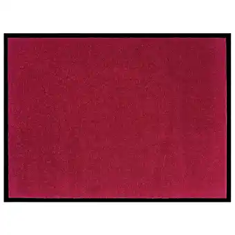 Netto Marken-Discount NYVI Fußmatte Unicolored - Pflegeleicht, Strapazierfähig, Anti-Rutsch Farbe:RotGröße:80x120 cm Angebot