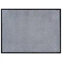 Netto Marken-Discount NYVI Fußmatte Unicolored - Pflegeleicht, Strapazierfähig, Anti-Rutsch Farbe:SilberGröße:60x80 cm Angebot