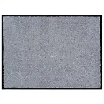 Netto Marken-Discount NYVI Fußmatte Unicolored - Pflegeleicht, Strapazierfähig, Anti-Rutsch Farbe:SilberGröße:60x80 cm Angebot