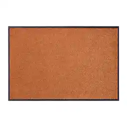 Netto Marken-Discount NYVI Fußmatte Wash & Clean - Wetterfest, Saugstark, Rutschfest Farbe:OrangeGröße:60x180 cm Angebot