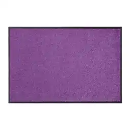 Netto Marken-Discount NYVI Fußmatte Wash & Clean - Wetterfest, Saugstark, Rutschfest Größe:60x90 cmFarbe:Violett Angebot
