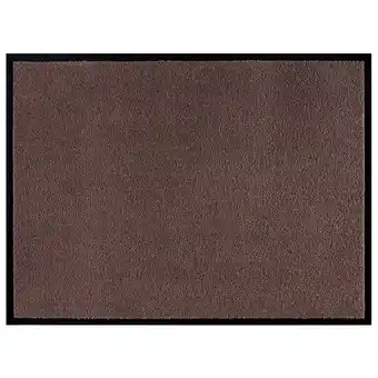 Netto Marken-Discount NYVI Fußmatte Unicolored - Pflegeleicht, Strapazierfähig, Anti-Rutsch Farbe:BraunGröße:90x150 cm Angebot