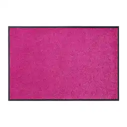 Netto Marken-Discount NYVI Fußmatte Wash & Clean - Wetterfest, Saugstark, Rutschfest Größe:60x90 cmFarbe:Himbeerrot Angebot