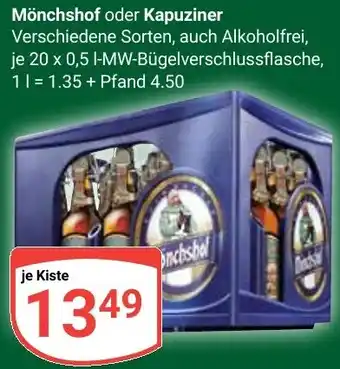 Globus Mönchshof oder Kapuziner Angebot