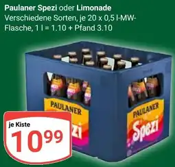 Globus Paulaner Spezi oder Limonade Angebot
