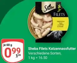 Globus Sheba Filets Katzennassfutter Angebot