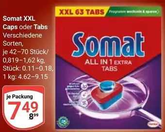 Globus Somat XXL Caps oder Tabs Angebot