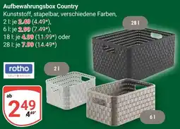 Globus Aufbewahrungsbox Country Angebot