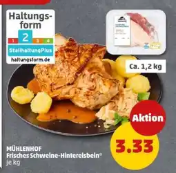 PENNY MÜHLENHOF Frisches Schweine-Hintereisbein Angebot