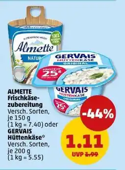 PENNY GERVAIS Hüttenkäse Angebot