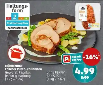 PENNY MÜHLENHOF Frischer Puten-Rollbraten Angebot