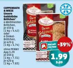 PENNY COPPENRATH & WIESE Unsere Goldstücke Brötchen Angebot