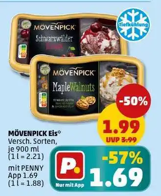 PENNY Mövenpick Eis Angebot