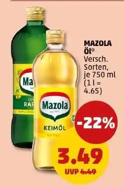 PENNY MAZOLA ÖL Angebot