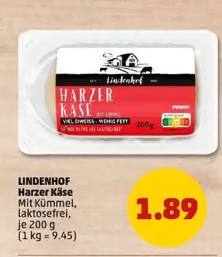 PENNY LINDENHOF Harzer Käse Angebot
