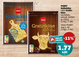 PENNY PENNY Reibekäse oder Gratinkäse Angebot