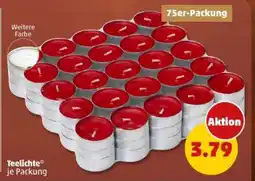 PENNY Teelichte* je Packung Angebot