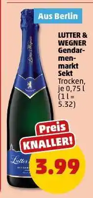 PENNY LUTTER & WEGNER Gendarmenmarkt Sekt Angebot