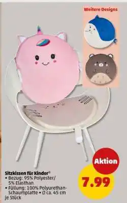 PENNY Sitzkissen für Kinder Angebot