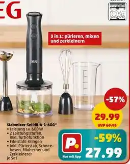 PENNY Stabmixer-Set HB-4-1-6GG Angebot