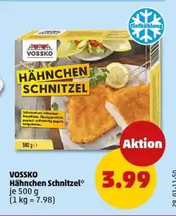 PENNY VOSSKO Hähnchen Schnitzel Angebot