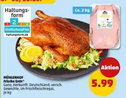PENNY MÜHLENHOF Frische Ente Angebot