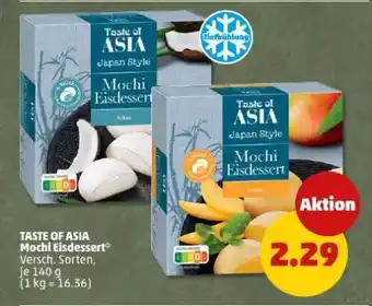 PENNY TASTE OF ASIA Mochi Eisdessert Angebot