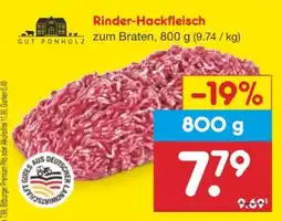 Netto Marken-Discount Rinder-Hackfleisch Angebot