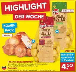 Netto Marken-Discount Pfanni Speisekartoffeln + Zwiebeln Angebot