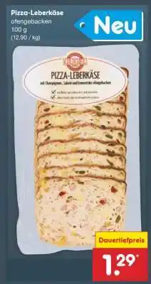 Netto Marken-Discount Pizza-Leberkäse Angebot