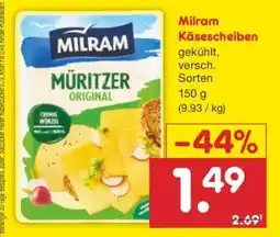 Netto Marken-Discount Milram Käsescheiben Angebot
