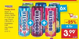 Netto Marken-Discount Booster Energy-Drink Angebot