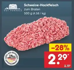 Netto Marken-Discount Schweine Hackfleisch Angebot