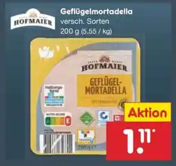Netto Marken-Discount Geflügelmortadella Angebot