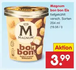 Netto Marken-Discount Magnum bon bon Eis Angebot