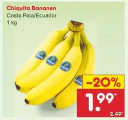 Netto Marken-Discount Chiquita Bananen Angebot