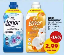 PENNY Lenor Weichspüler Angebot