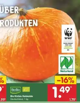 Netto Marken-Discount Bio Kürbis Hokkaido Angebot