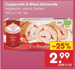 Netto Marken-Discount Coppenrath & Wiese Sahnerolle Angebot