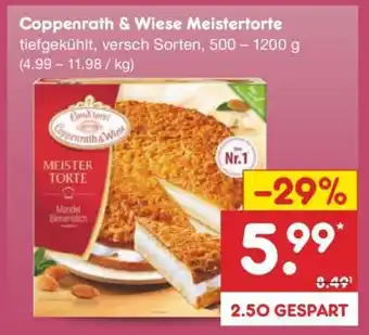 Netto Marken-Discount Coppenrath & Wiese Meistertorte Angebot