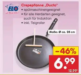 Netto Marken-Discount Crepepfanne „Ducto“ Angebot