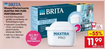 Netto Marken-Discount BRITA Wasserfilterkartusche MAXTRA PRO PURE PERFORMANCE Angebot