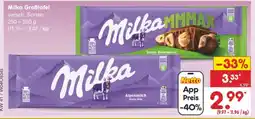 Netto Marken-Discount MILKA Großtafel Angebot